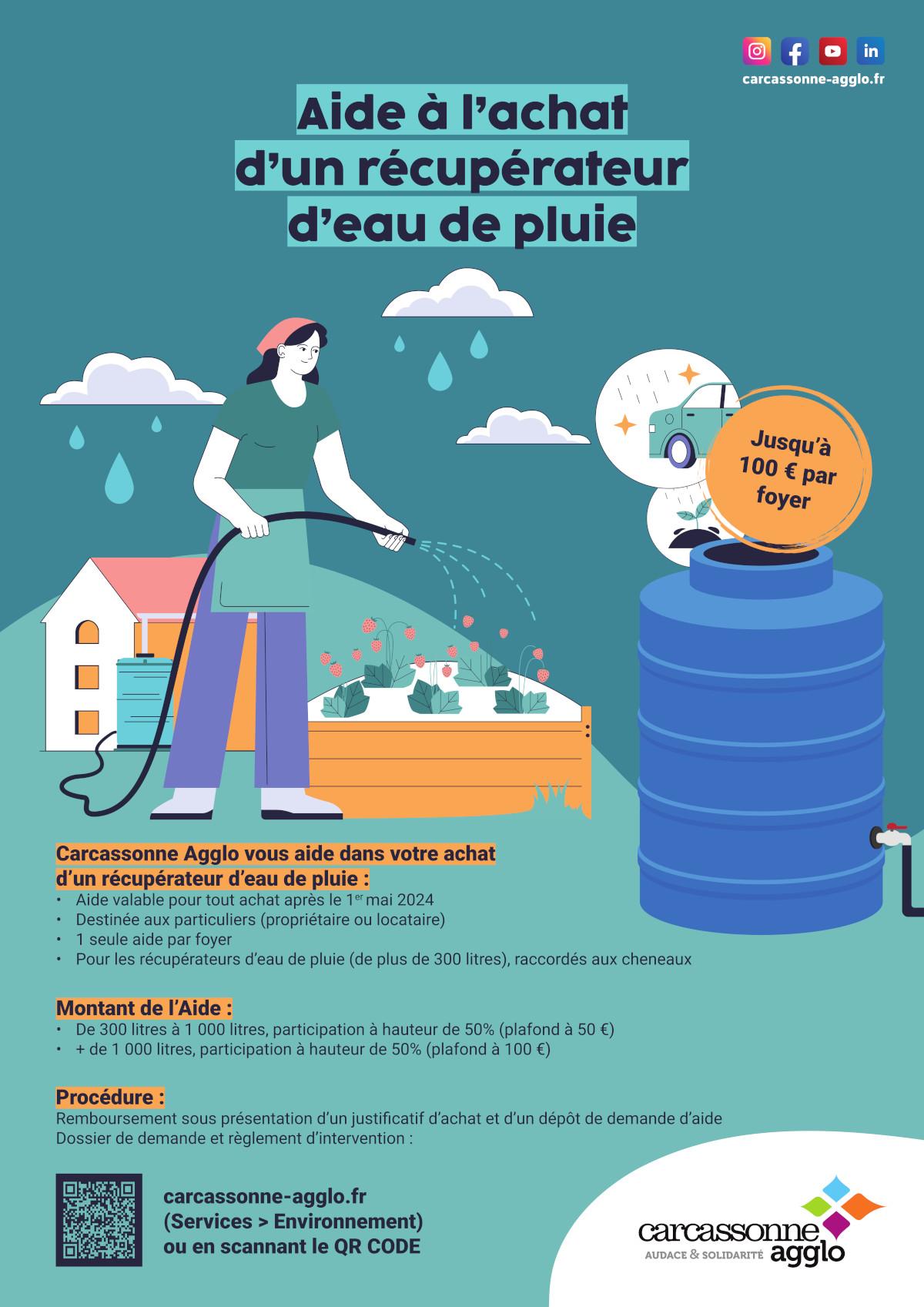 Flyer recuperateur eau de pluie agglo