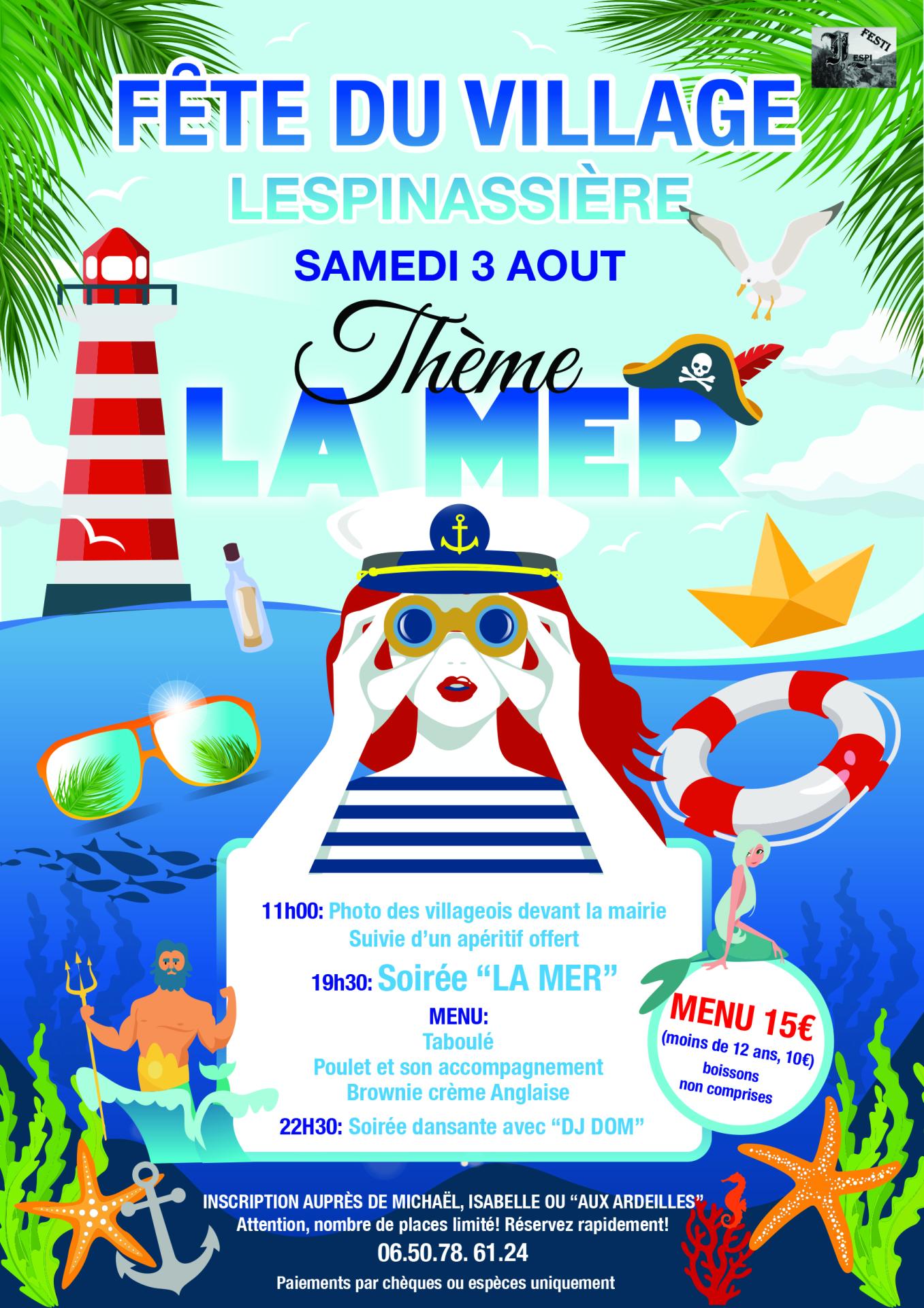 Poster la mer